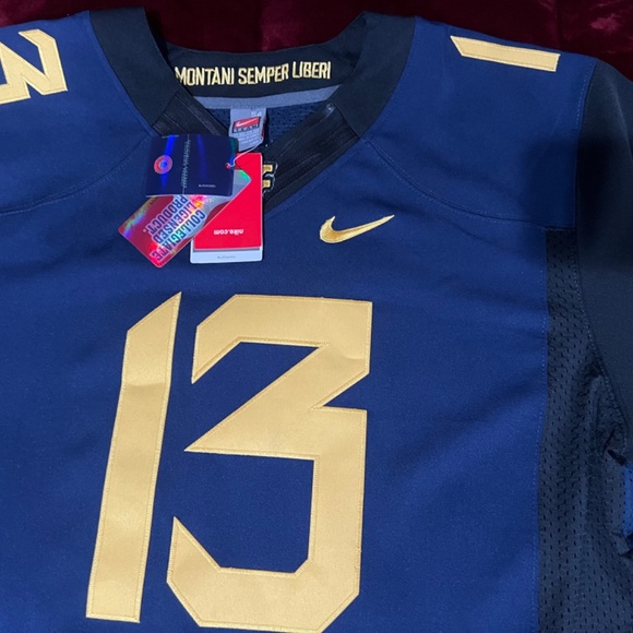 Authentic Nike West Virginia Mountaineers Football Jersey Size XXL - Picture 2 of 8